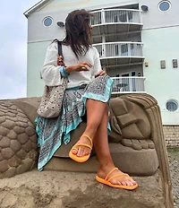 Crocs Women's Miami Frosted Toe Loop Sandals