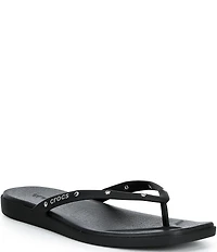 Crocs Women's Miami Studded Flip Flops