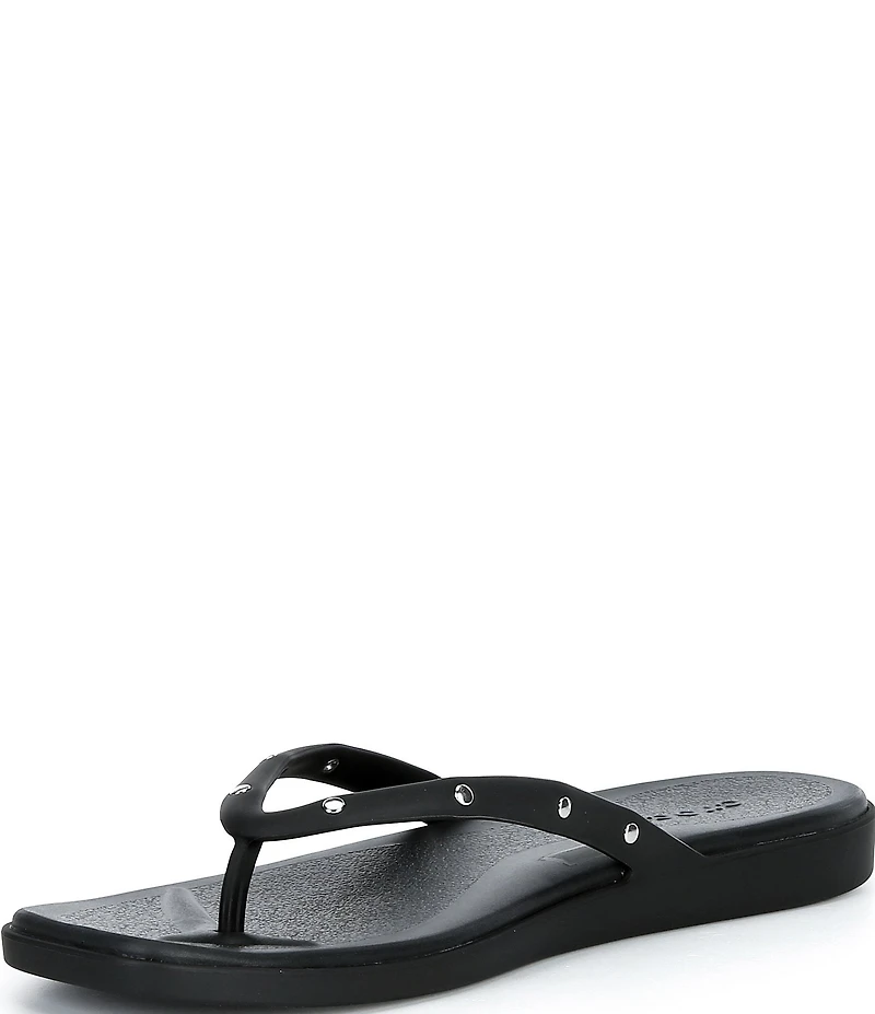 Crocs Women's Miami Studded Flip Flops