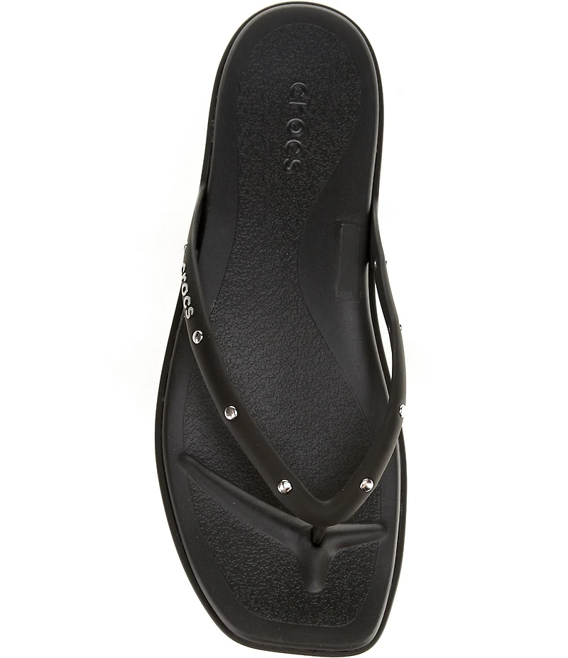 Crocs Women's Miami Studded Flip Flops