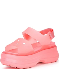 Crocs Women's Soho Frosted Y Strap Platform Sandals