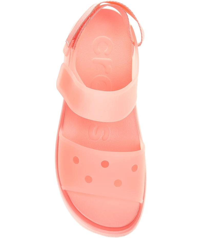 Crocs Women's Soho Frosted Y Strap Platform Sandals