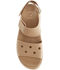 Crocs Women's Soho Y Strap Platform Sandals