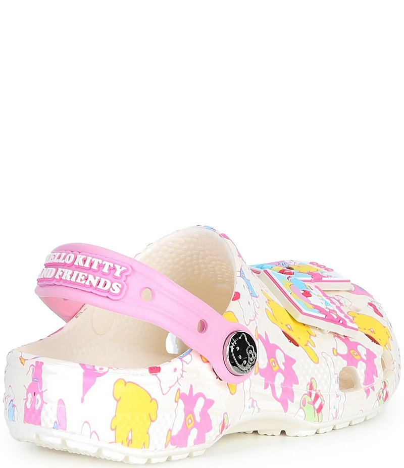 Crocs x Hello Kitty Girls' Classic Floral Clogs (Toddler)