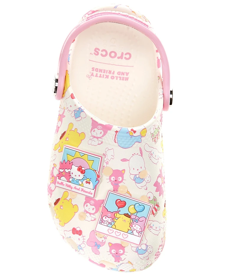 Crocs x Hello Kitty Girls' Classic Floral Clogs (Toddler)