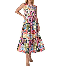 CROSBY by Mollie Burch Arlo Crew Neckline Sleeveless Maxi Dress