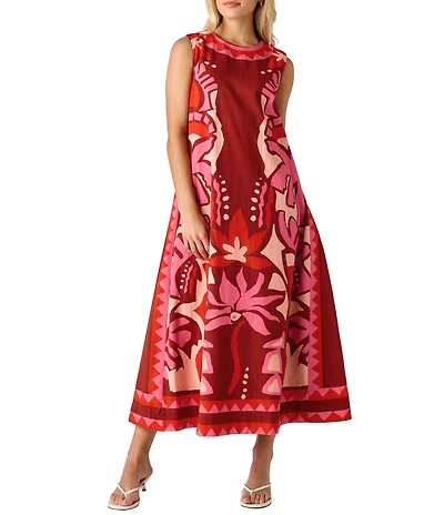 CROSBY by Mollie Burch Owens Shift Maxi Dress