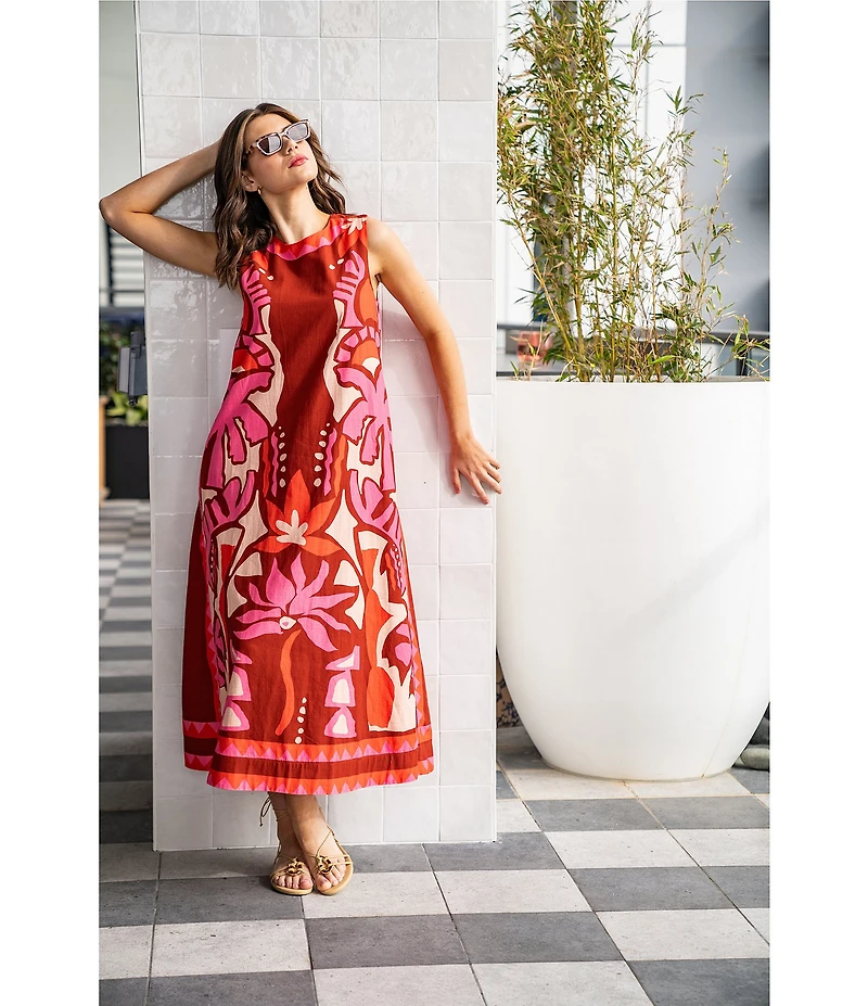 CROSBY by Mollie Burch Owens Shift Maxi Dress