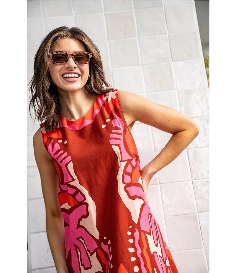 CROSBY by Mollie Burch Owens Shift Maxi Dress