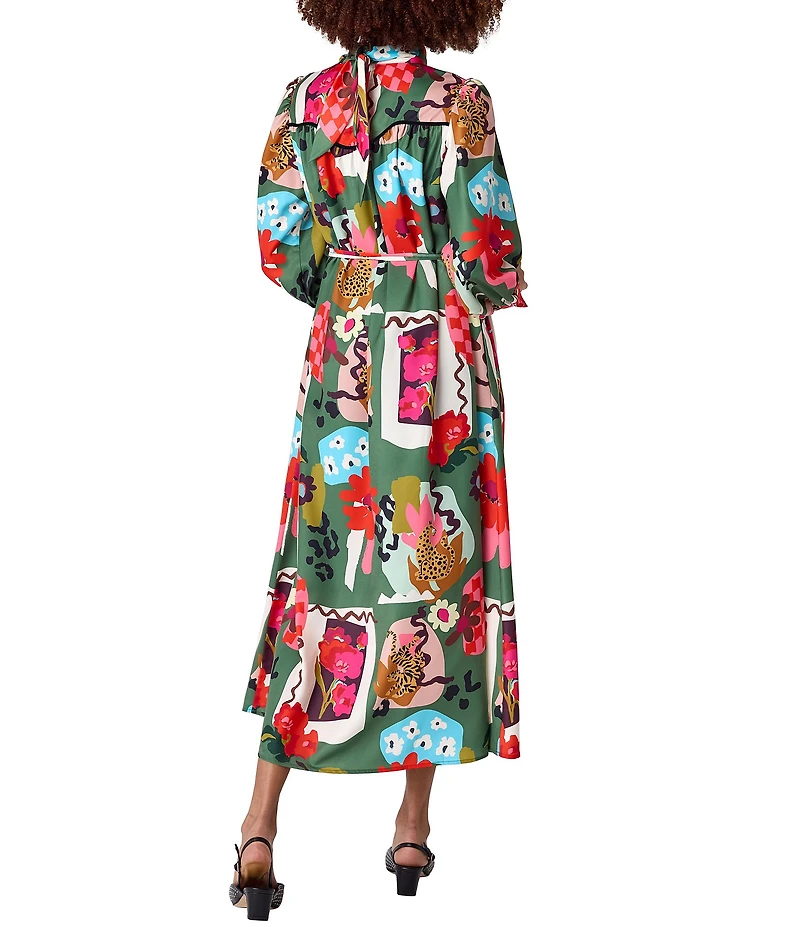 CROSBY by Mollie Burch Ryder Long Sleeve Midi Dress