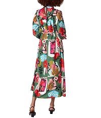 CROSBY by Mollie Burch Ryder Long Sleeve Midi Dress