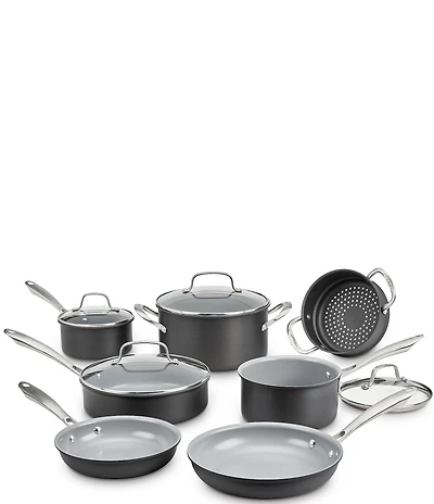 Cuisinart 11-Pc Green Gourmet Complete Cookware Set