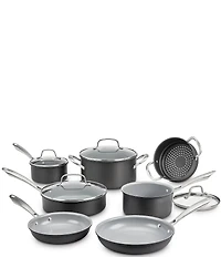 Cuisinart 11-Pc Green Gourmet Complete Cookware Set