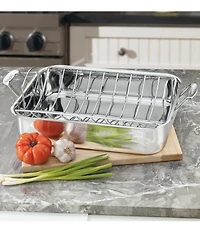 Cuisinart Chef's Classic Stainless 16#double; Roasting Pan with Rack