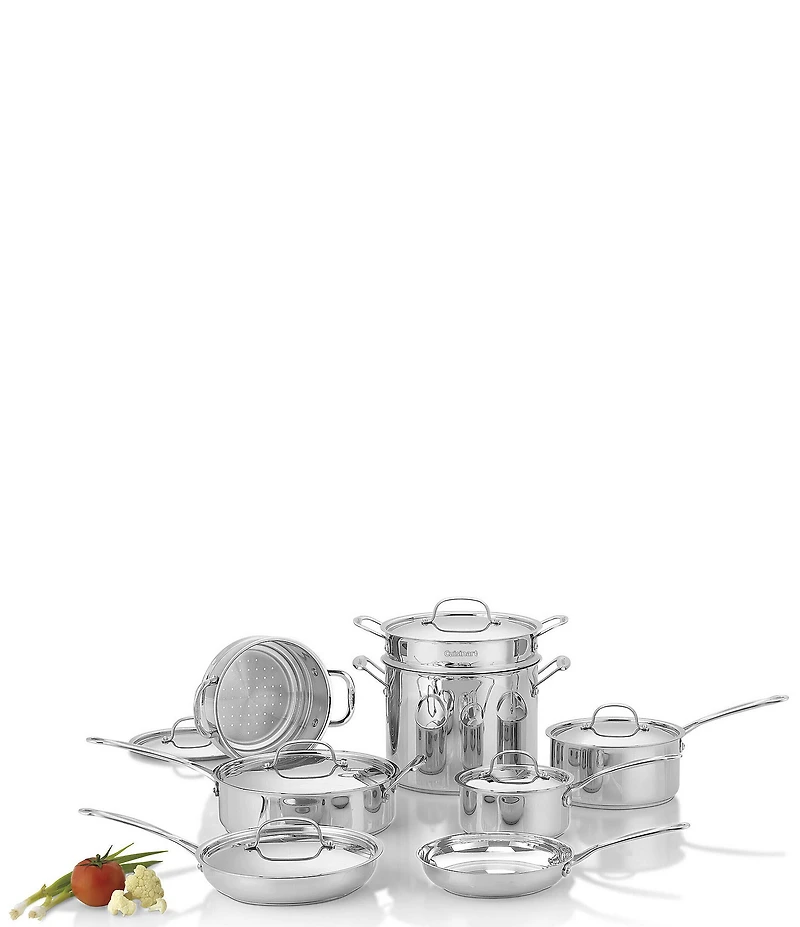 Cuisinart Chef's Classic Stainless Cookware 14 Piece Set