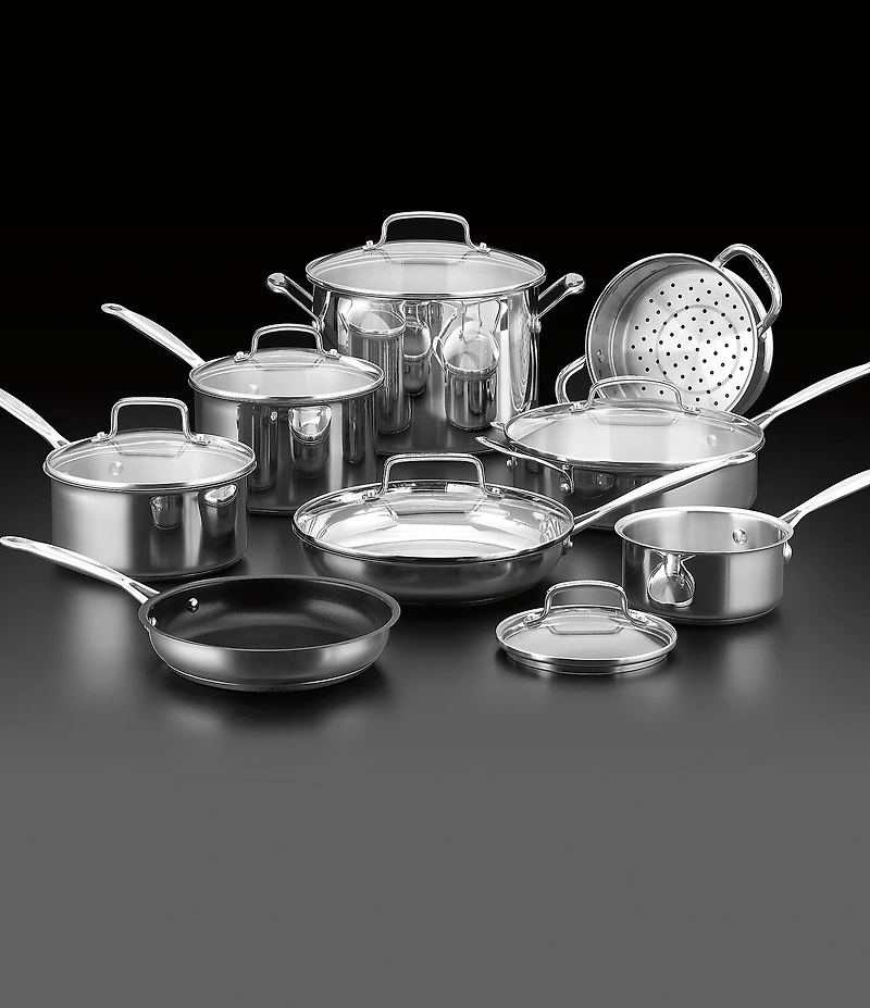 Cuisinart Chef's Classic Stainless Steel 14-Piece Cookware Set