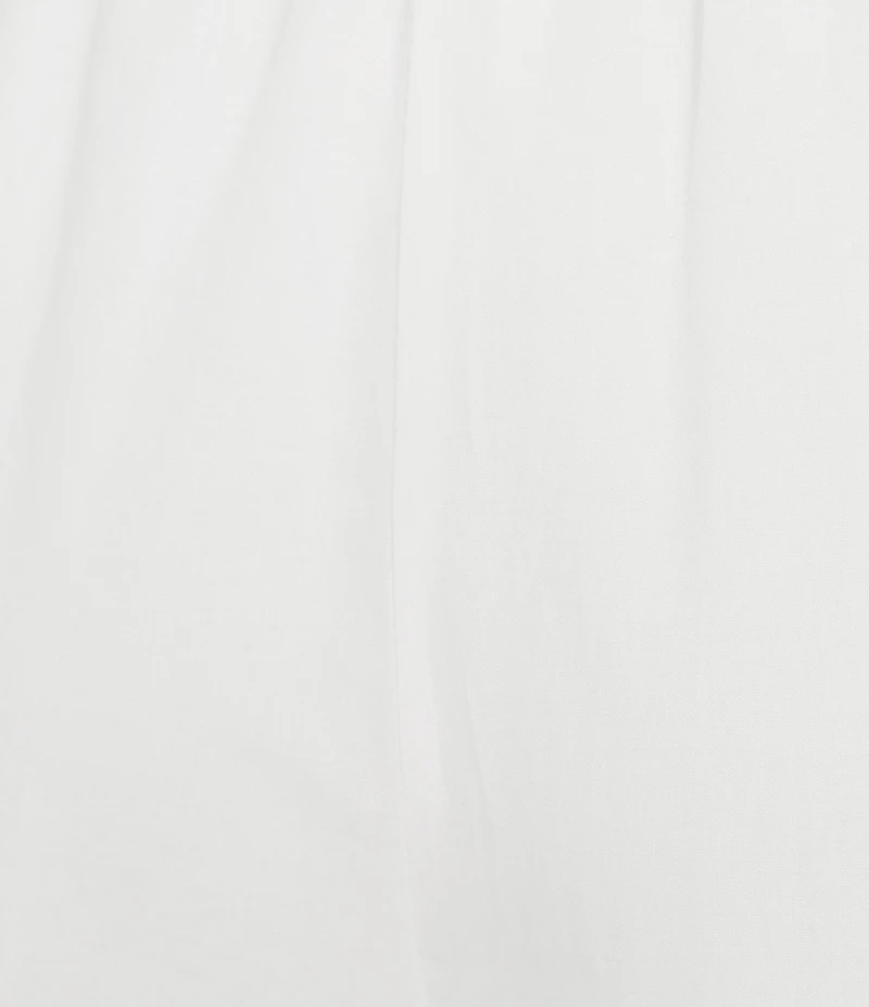 Current Air Coordinating Cotton Eyelet Lace Scalloped Hem Wide Leg Pants