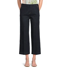 Current Air Cotton Denim Wide Leg Pants