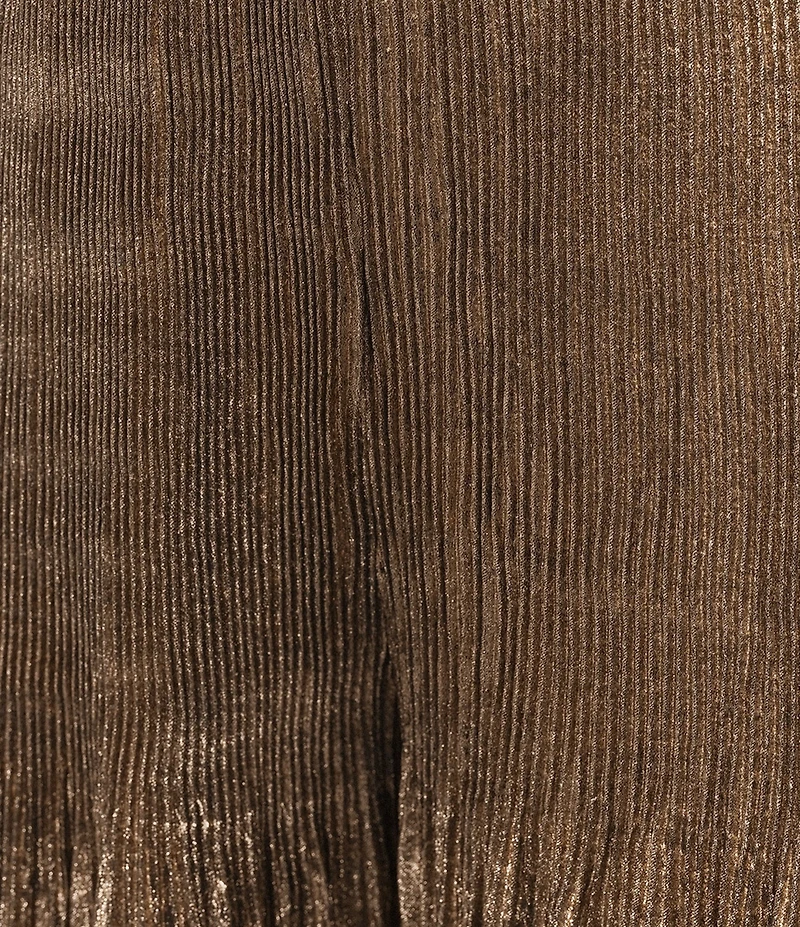 Current Air Metallic Shimmery Release Pleat Wide Leg Pants