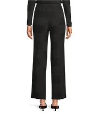 Current Air Novelty Pleated Straight Leg Pants