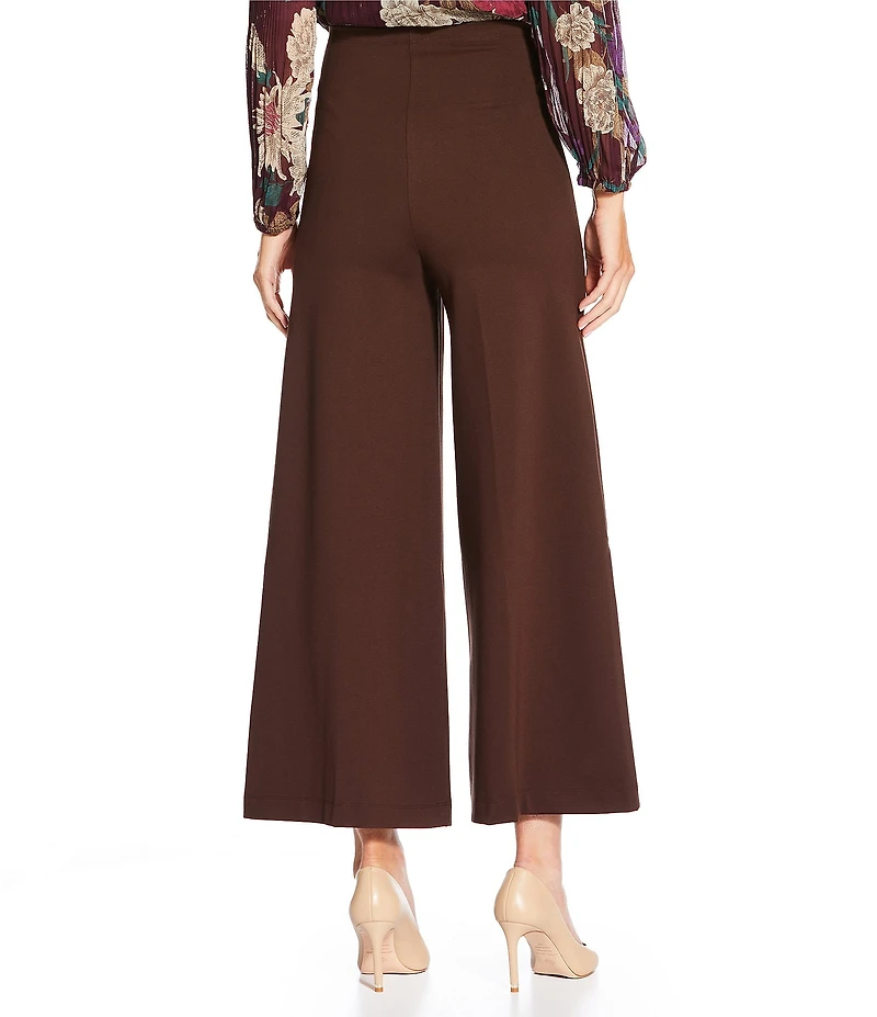 Current Air Ponte High Rise Flared Wide Leg Pants