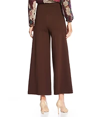 Current Air Ponte High Rise Flared Wide Leg Pants