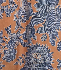 Current Air Split Neck Elbow Sleeve Gathered Detail Blouse