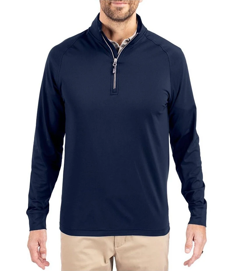 Cutter & Buck Big & Tall Adapt Quarter Zip Pullover