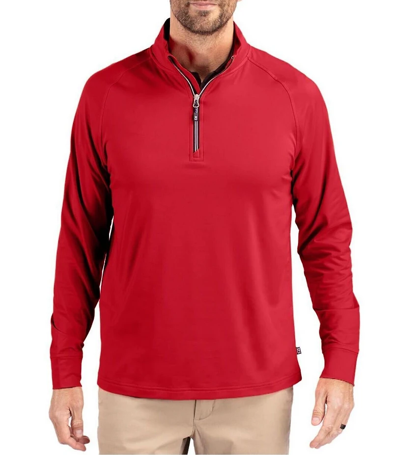 Cutter & Buck Big & Tall Adapt Quarter Zip Pullover
