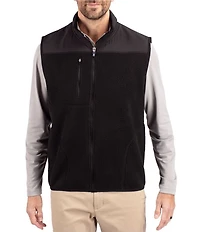 Cutter & Buck Big & Tall Cascade Eco Sherpa Full Zip Vest