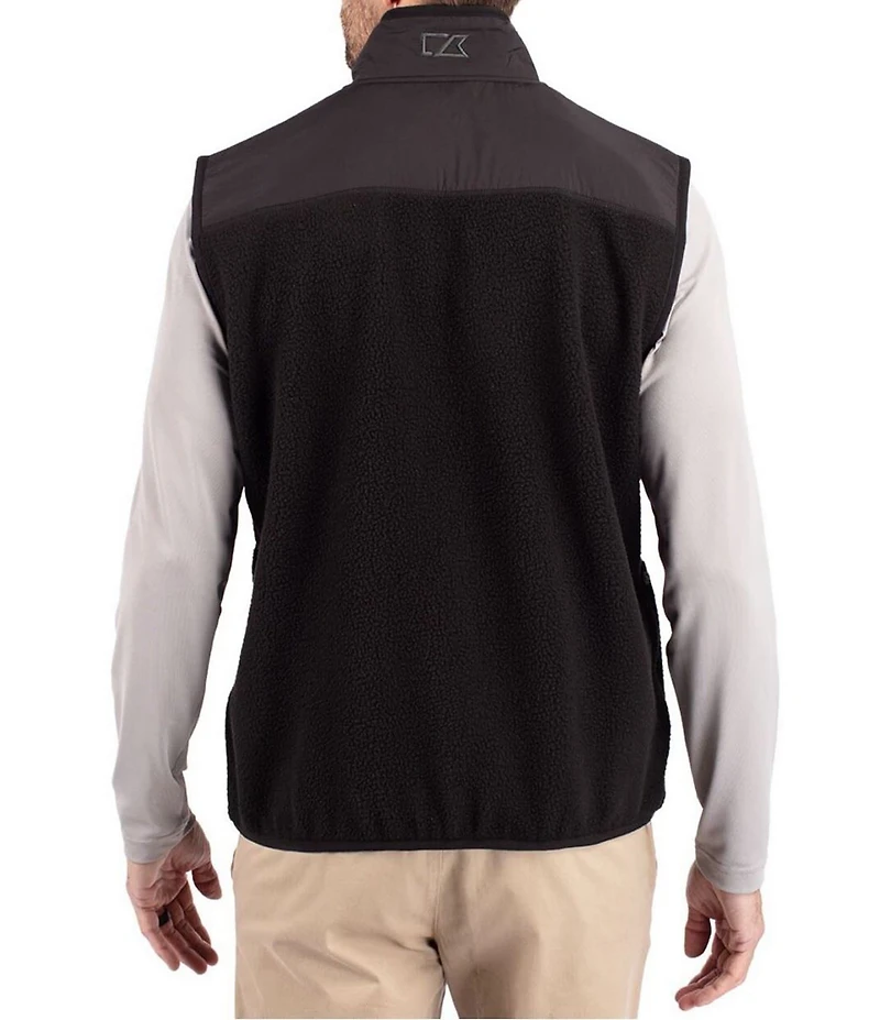 Cutter & Buck Big & Tall Cascade Eco Sherpa Full Zip Vest
