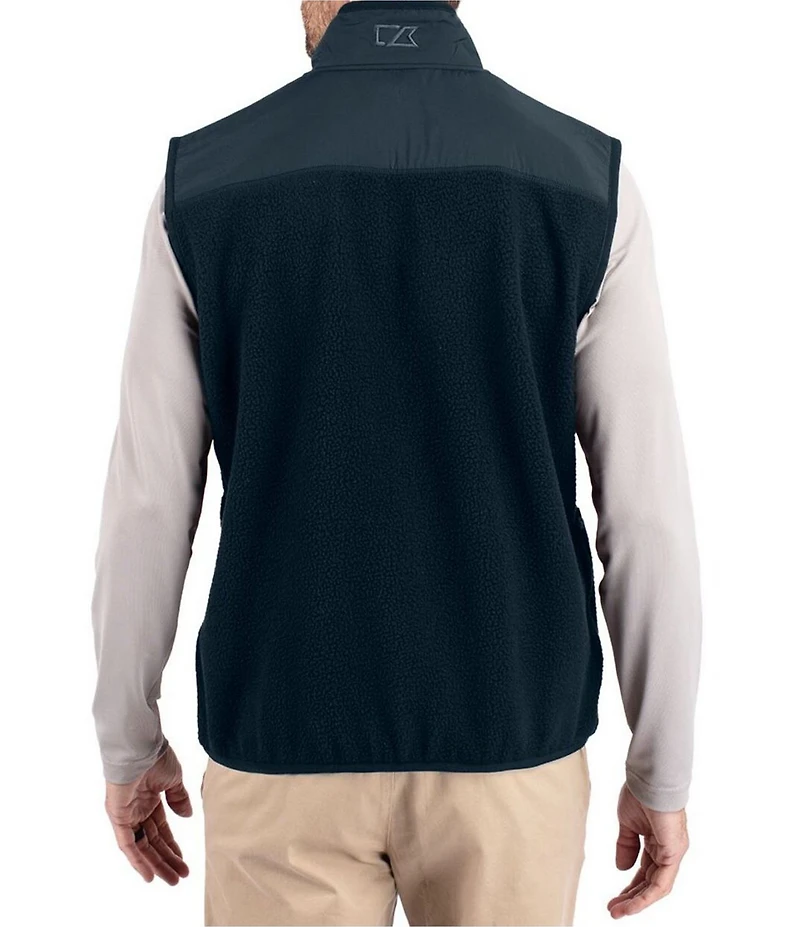 Cutter & Buck Big & Tall Cascade Eco Sherpa Full Zip Vest