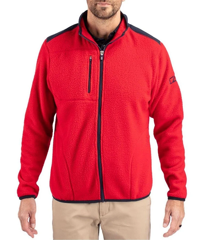 Cutter & Buck Big & Tall Cascade Sherpa Fleece Jacket