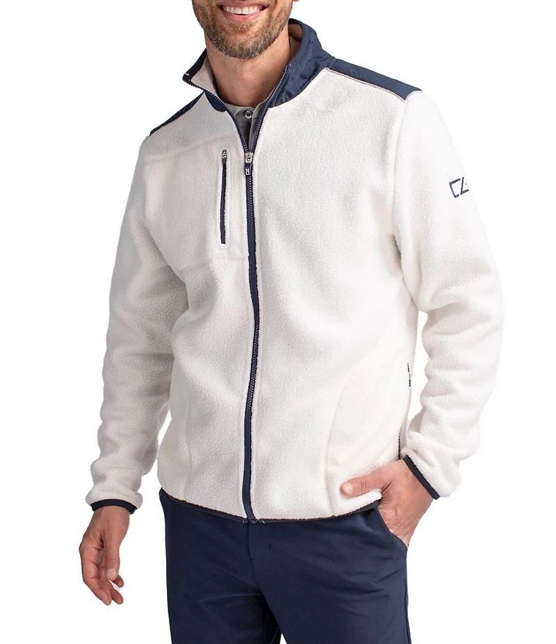 Cutter & Buck Big & Tall Cascade Sherpa Fleece Jacket
