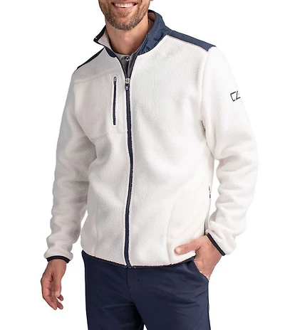 Cutter & Buck Big & Tall Cascade Sherpa Fleece Jacket