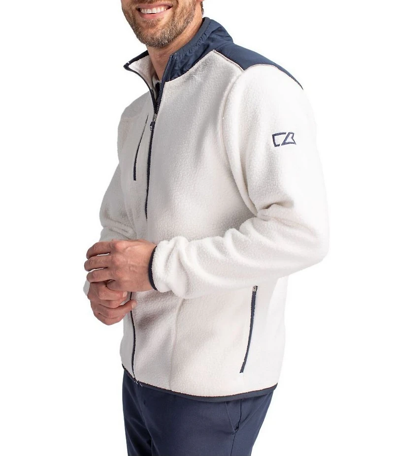 Cutter & Buck Big & Tall Cascade Sherpa Fleece Jacket