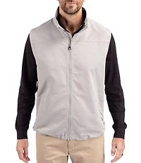 Cutter & Buck Big & Tall Charter Eco Water Resistant Packable Full Zip Vest