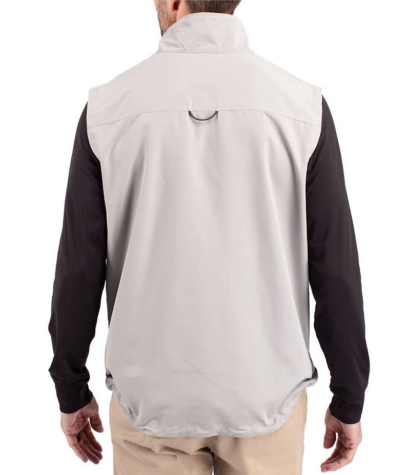 Cutter & Buck Big & Tall Charter Eco Water Resistant Packable Full Zip Vest