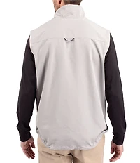 Cutter & Buck Big & Tall Charter Eco Water Resistant Packable Full Zip Vest