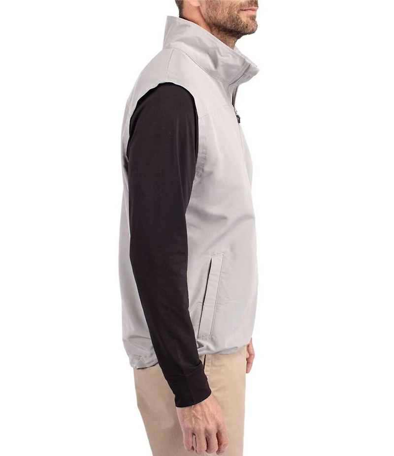 Cutter & Buck Big & Tall Charter Eco Water Resistant Packable Full Zip Vest