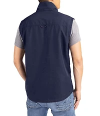 Cutter & Buck Big & Tall Charter Eco Water Resistant Packable Full Zip Vest