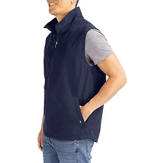 Cutter & Buck Big & Tall Charter Eco Water Resistant Packable Full Zip Vest