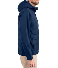 Cutter & Buck Big & Tall Evoke Eco Hybrid Full Zip Jacket