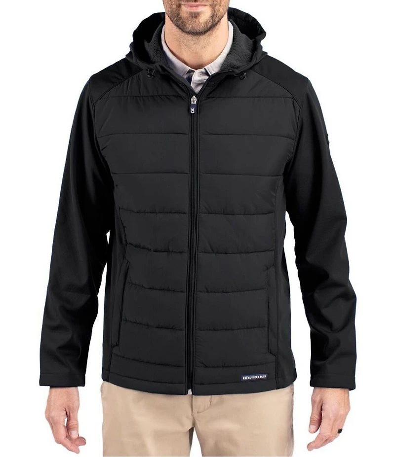 Cutter & Buck Big & Tall Evoke Eco Hybrid Full Zip Jacket