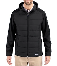 Cutter & Buck Big & Tall Evoke Eco Hybrid Full Zip Jacket