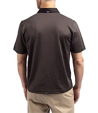 Cutter & Buck Big & Tall Featherlight Micro Stripe Pique Short Sleeve Polo Shirt