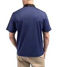 Cutter & Buck Big & Tall Featherlight Micro Stripe Pique Short Sleeve Polo Shirt