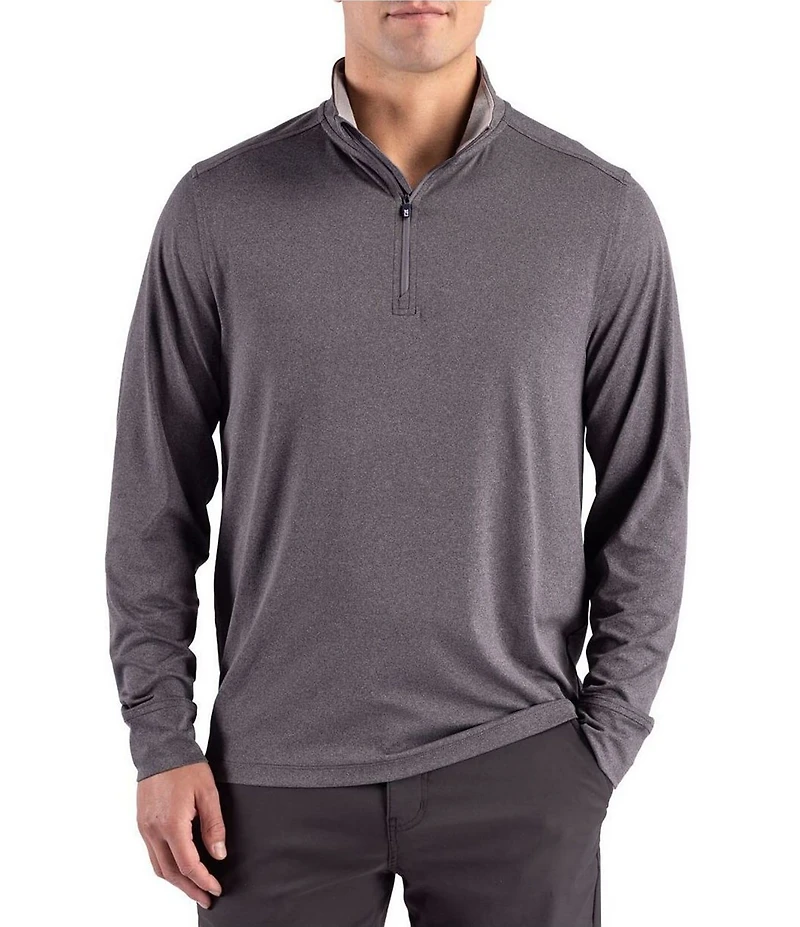 Cutter & Buck Big & Tall Forge Recycled Quarter Zip Pullover