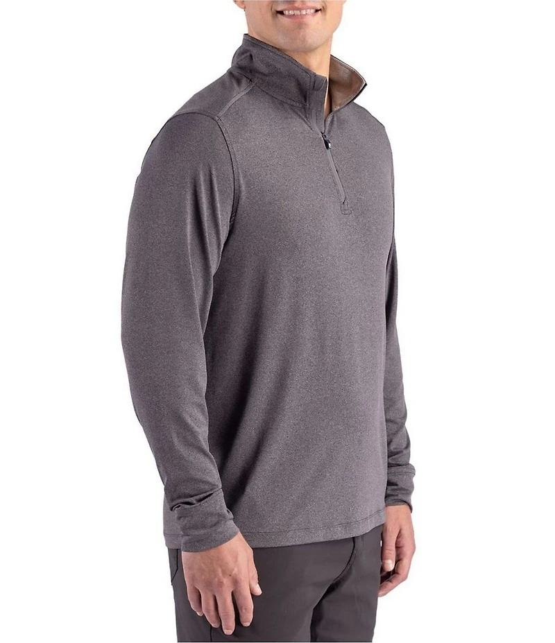 Cutter & Buck Big & Tall Forge Recycled Quarter Zip Pullover