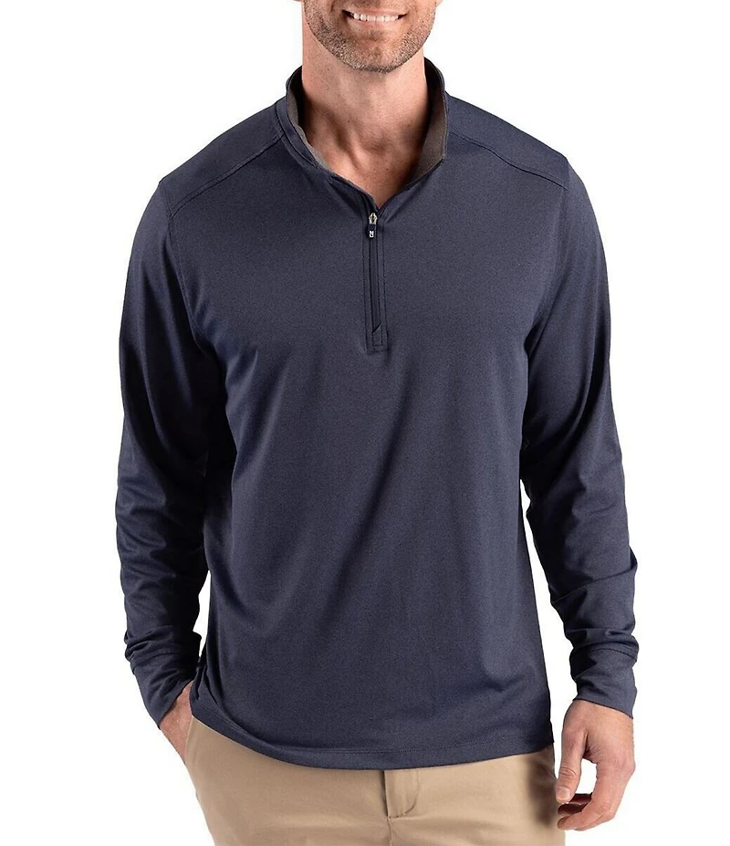 Cutter & Buck Big & Tall Forge Recycled Quarter Zip Pullover